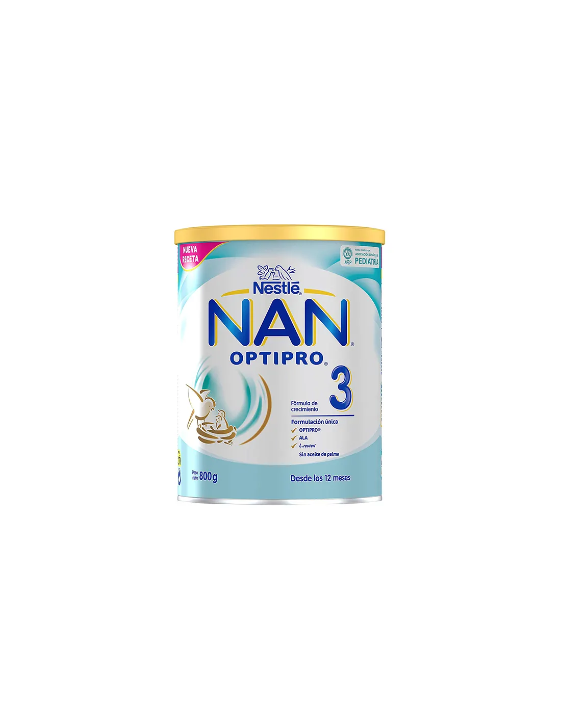 NAN OPTIPRO 3 PREPARADO LACTEO INFANTIL 800 G