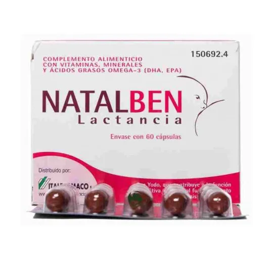 NATALBEN LACTANCIA 60 CAPS