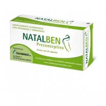 Natalben - Preconceptivo - 30 cápsulas