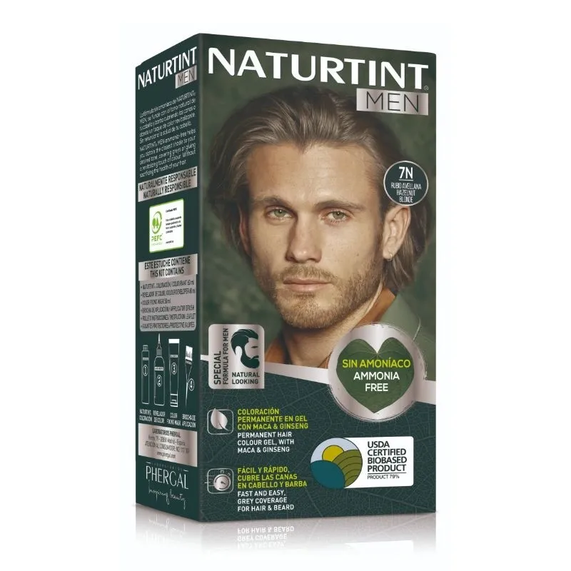 NATURTINT TINTE MEN 7N RUBIO AVELLANA