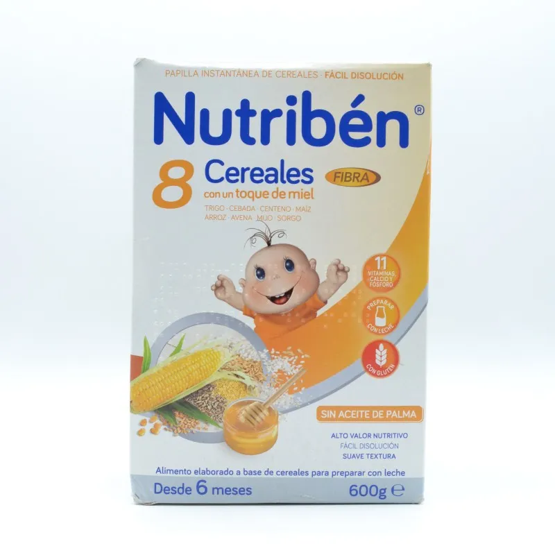 NB PAPILLA 8 CEREALES Y MIEL FIBRA 600 GR.