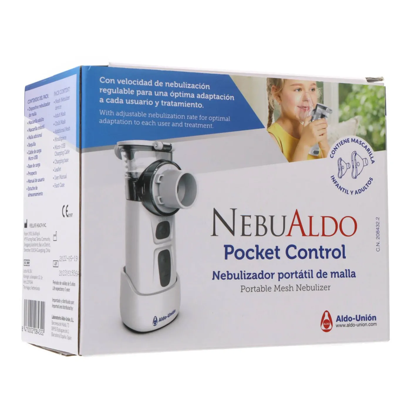 Nebulizador Nebualdo Pocket Control