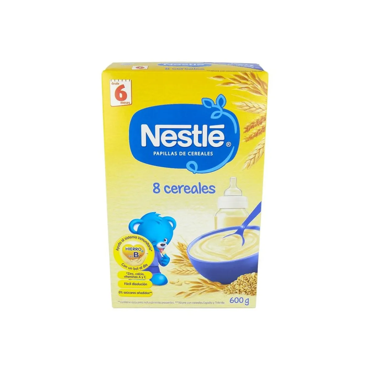 Nestle 8 Cereales Bifidus 600 G