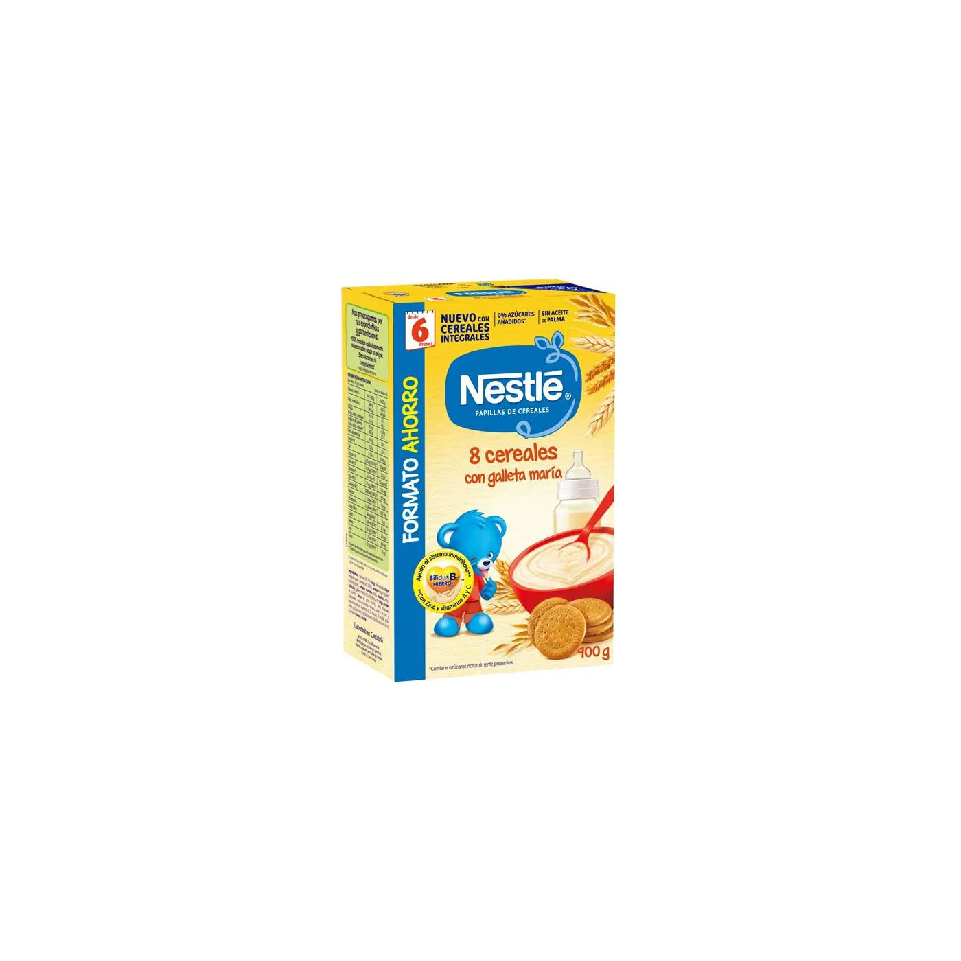 Nestle Papilla 8 Cereales Galleta Maria 900 g