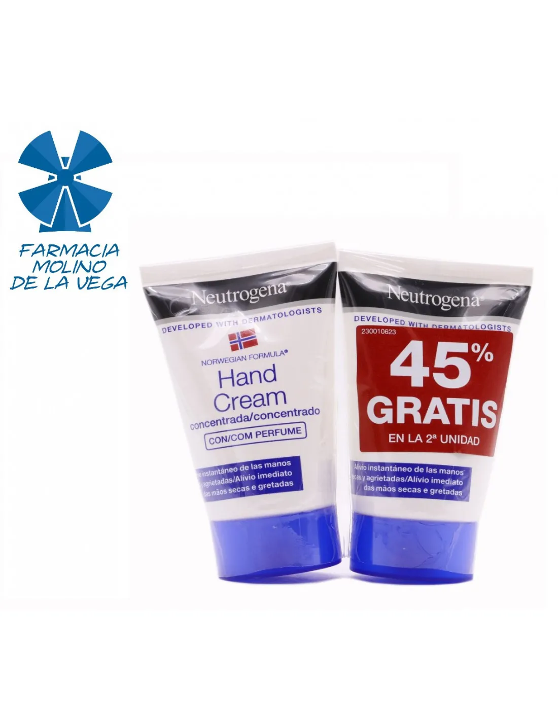 NEUTROGENA CREMA DE MANOS CONCENTRADA DUPLO 45% GRATIS 2ª UDAD