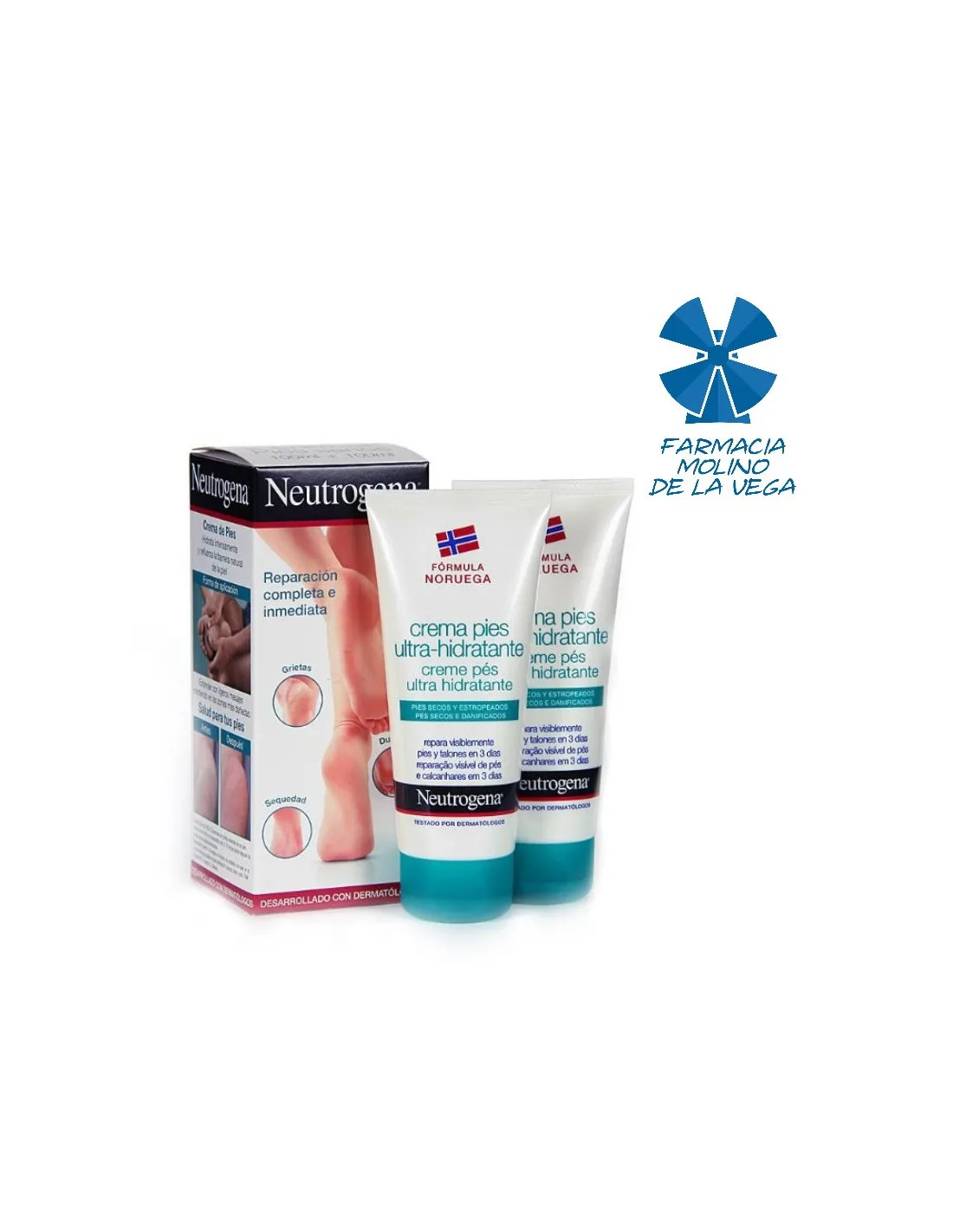 NEUTROGENA CREMA DE PIES ULTRA HIDRATANTE PACK 2x100 ML