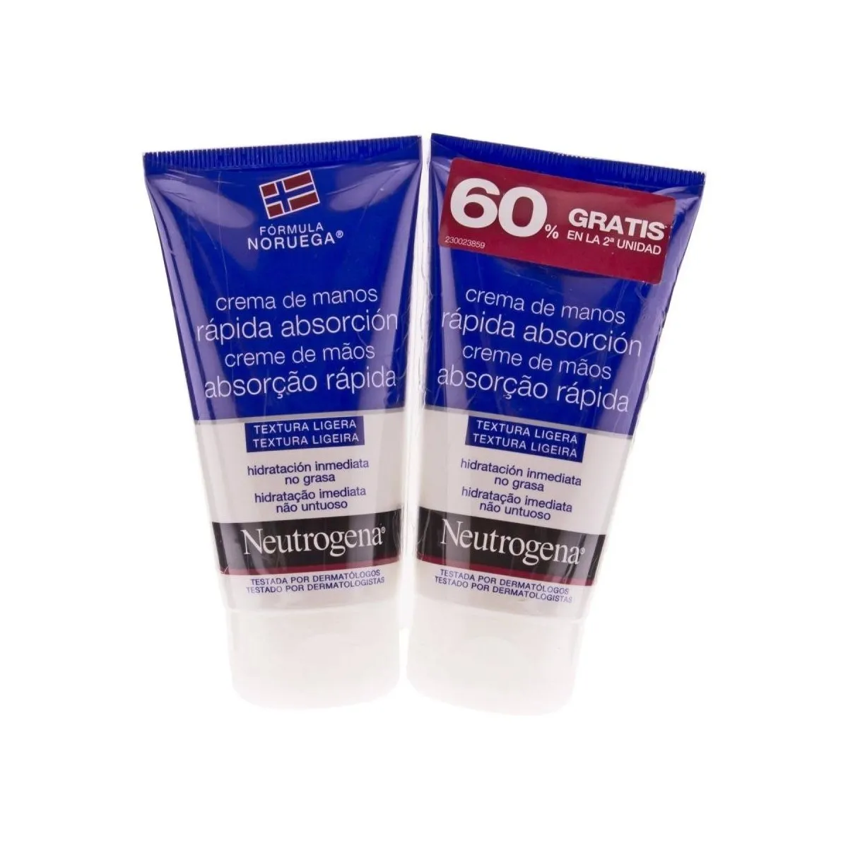 Neutrogena Duplo Crema de Manos rápida absorción 75 ml