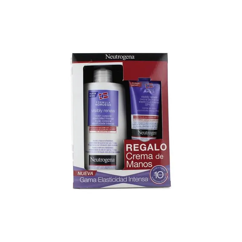 Neutrogena Visibly Renew Locion Corporal 400 Ml + Regalo Crema Manos Visibly Renew 75 Ml