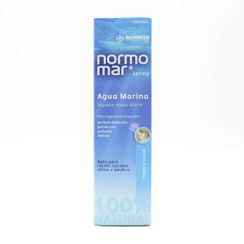 NORMOMAR SPRAY NASAL FUERZA 0 AGUA MARINA ISOTONICA 125 ML