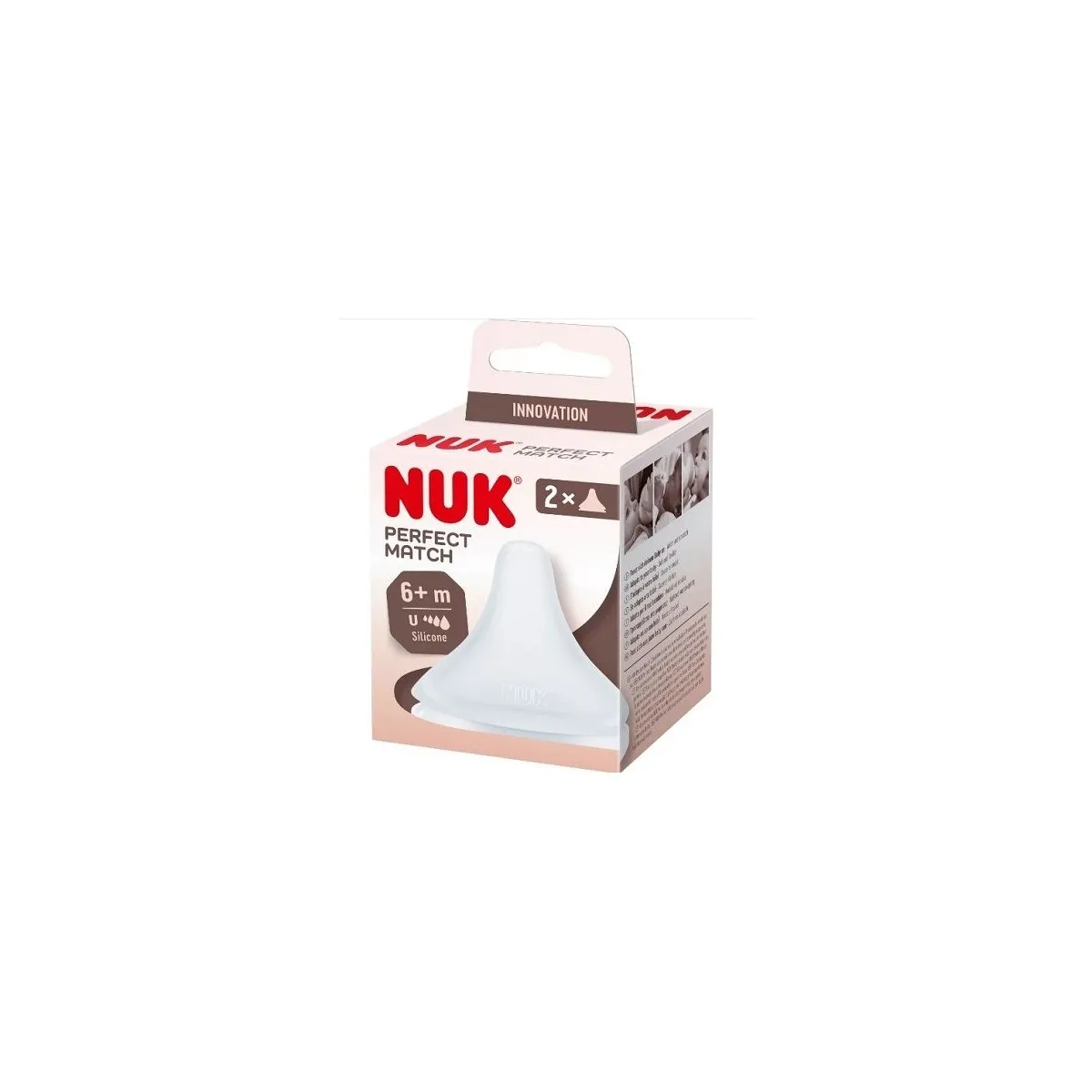 Nuk Tetina 6+ Meses Perfect Match 2 Unidades