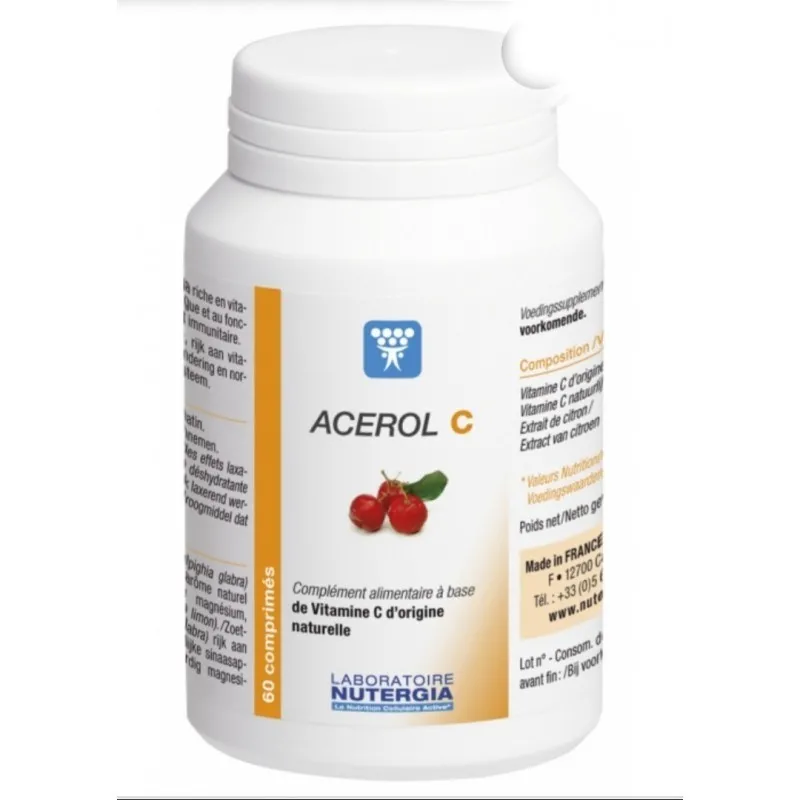 NUTERGIA ACEROL C 60 COMPRIMIDOS