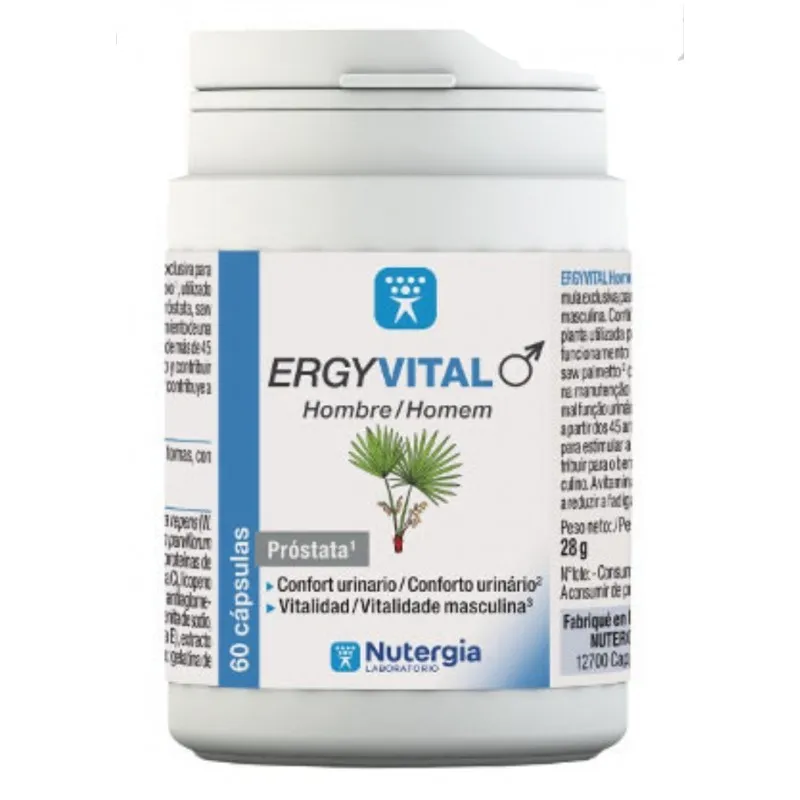 NUTERGYA ERGYVITAL HOMBRE 60 CAPSULAS