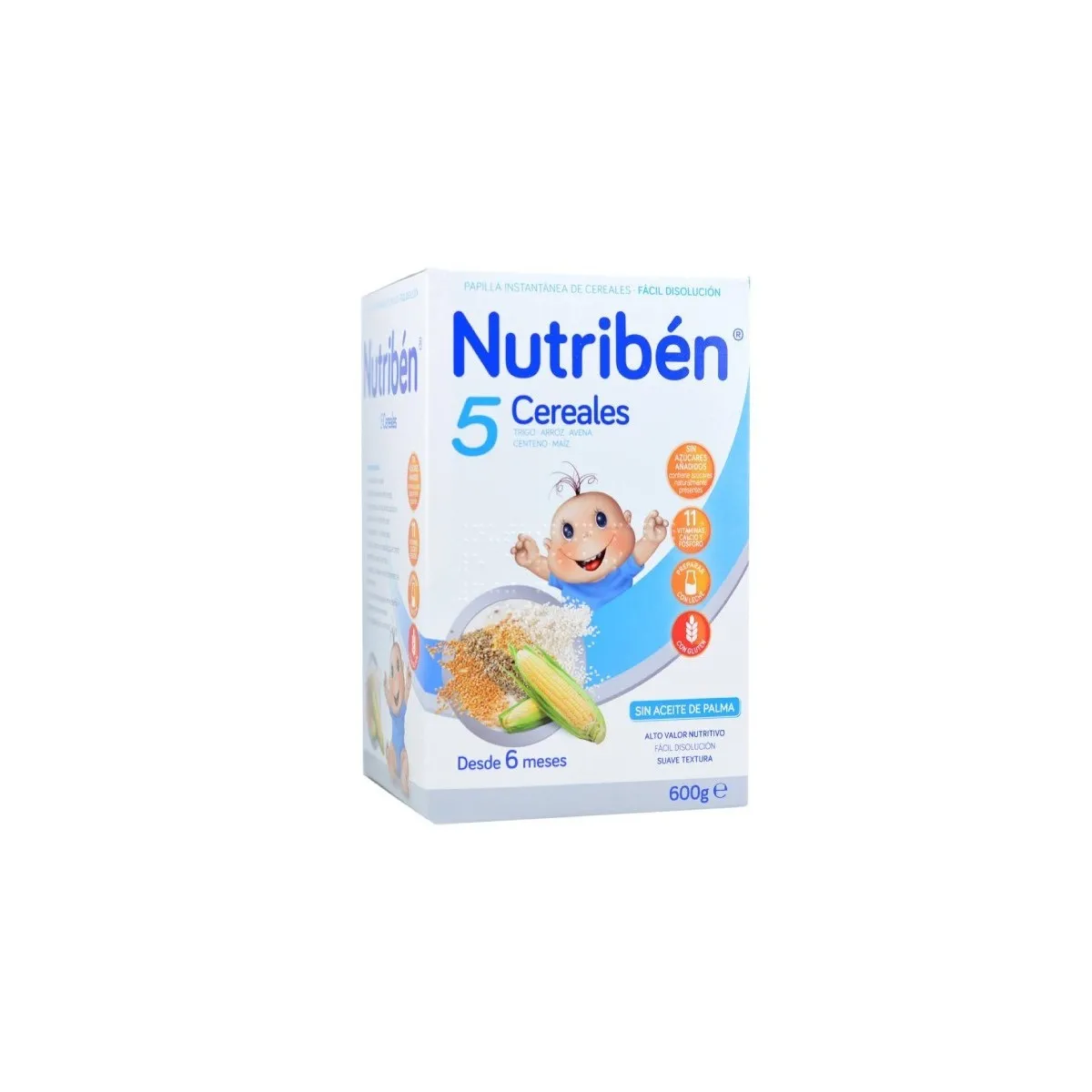 Nutriben 5 Cereales 600 Gr.