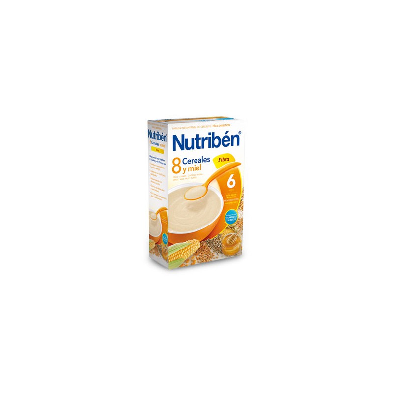 Nutriben 600g 8 cereales y miel fibra +6 meses