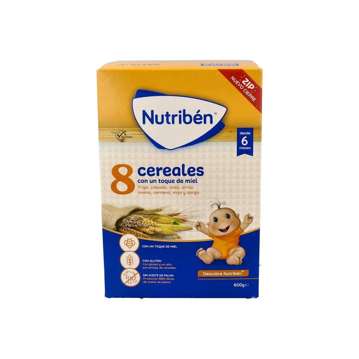Nutriben 8 Cereales Miel 600 G