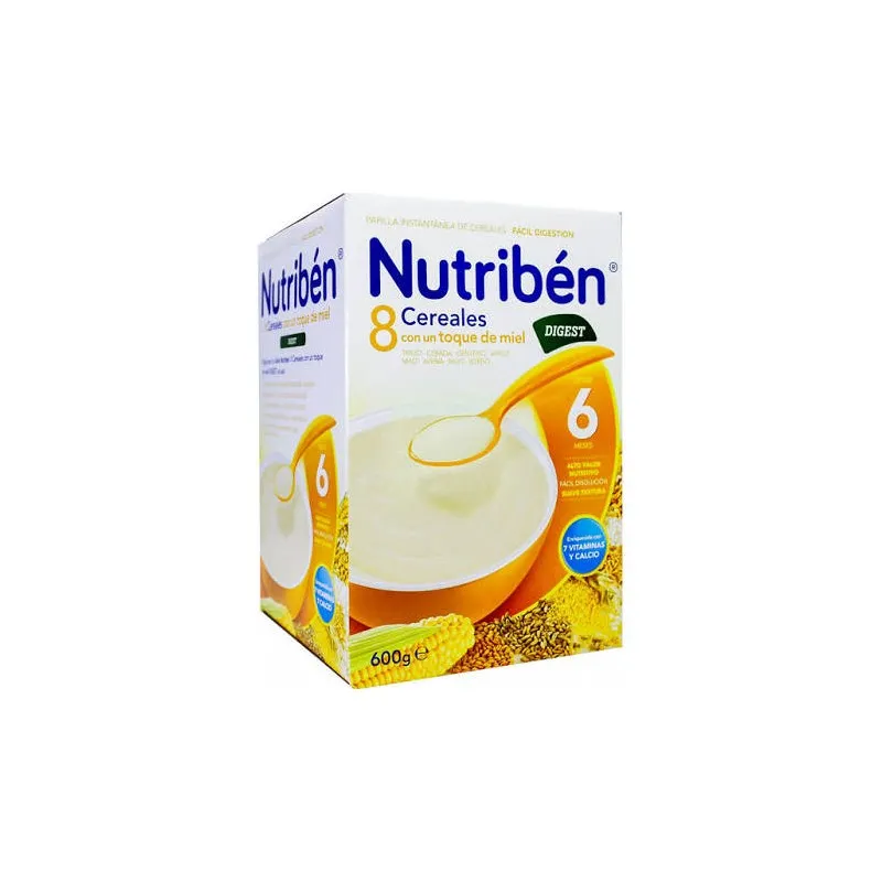 Nutriben 8 cereales y miel Digest 600g +6meses