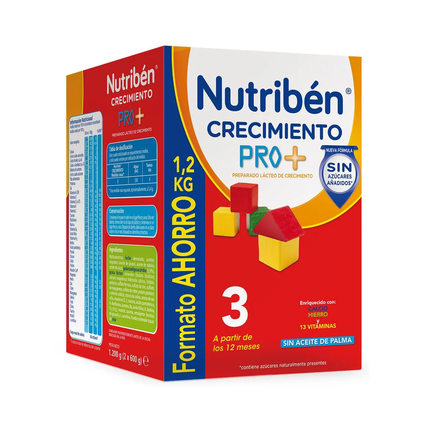 Nutriben Pack Ahorro Crecimiento 1200 gr