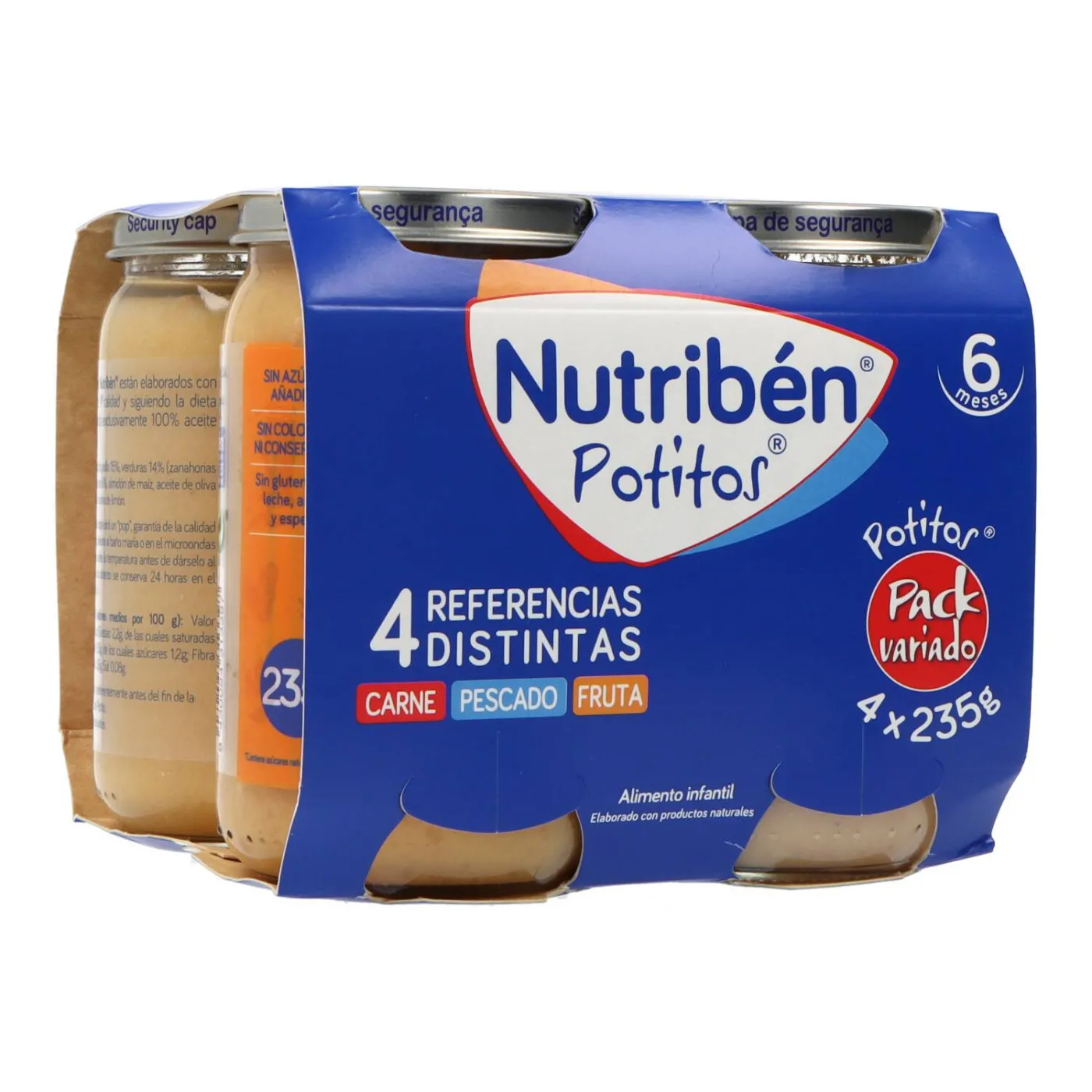 Nutriben Potitos Variados 4x235 g