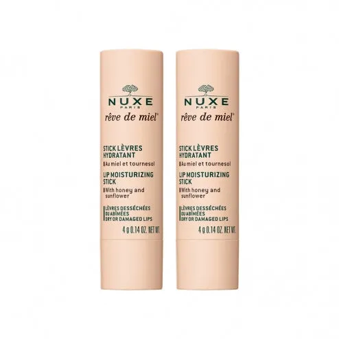 Nuxe Rêve de miel® Stick de Labios Hidratante Duplo 2 x 4 g