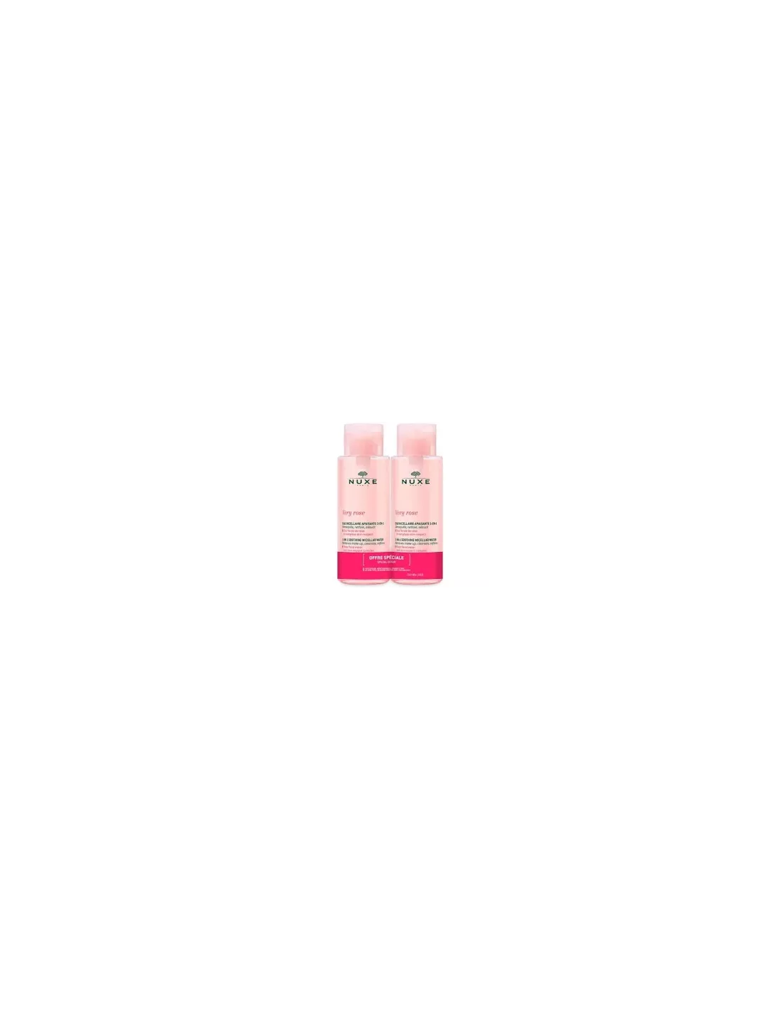 Nuxe Very Rose Agua Micelar 3 En 1 Rostro Y Ojos Duplo 2X400Ml