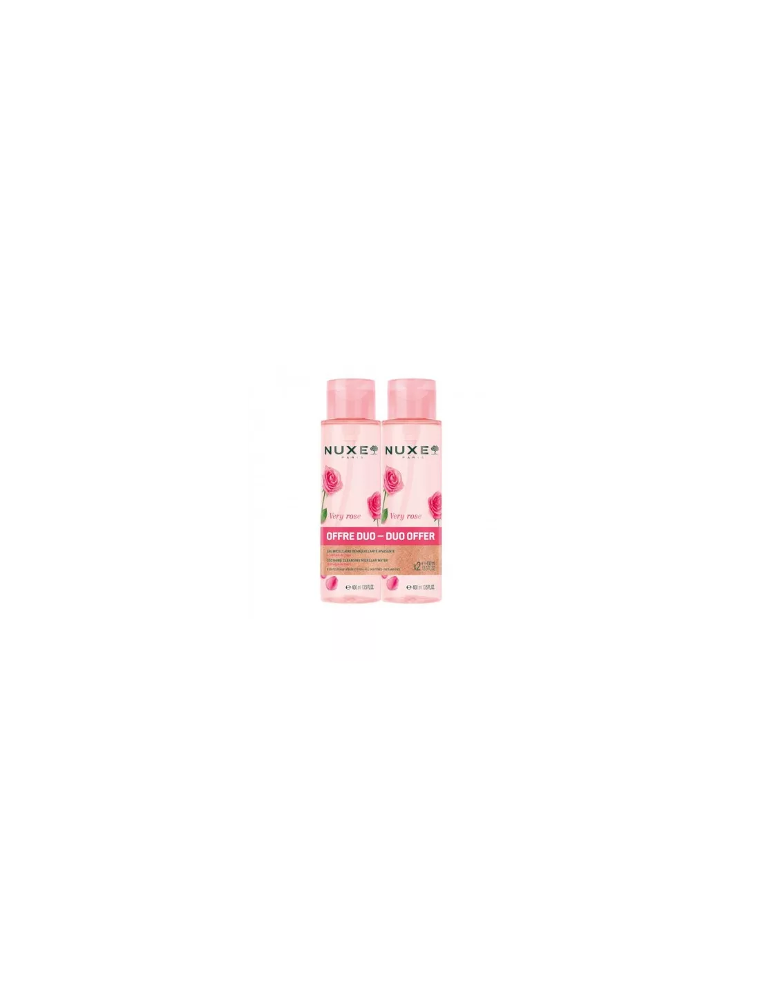 Nuxe Very Rose Agua Micelar Calmante Duplo 2 X 400 ml