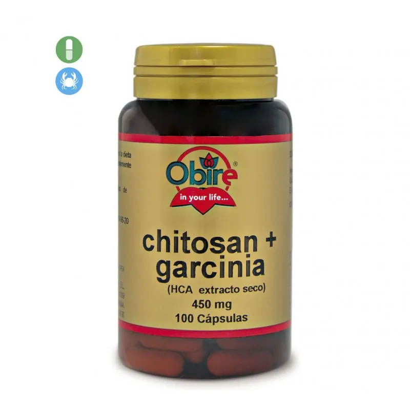 OBIRE CHITOSAN+GARCINIA 450MG 100 CAPSULAS
