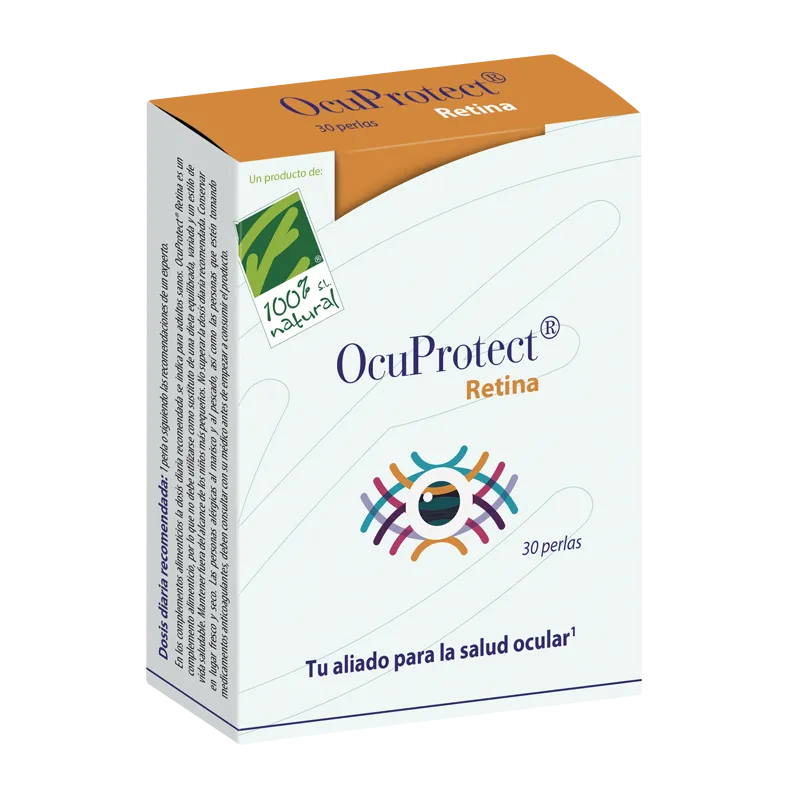 100% NATURAL OCUPROTEC RETINA 30 PERLAS