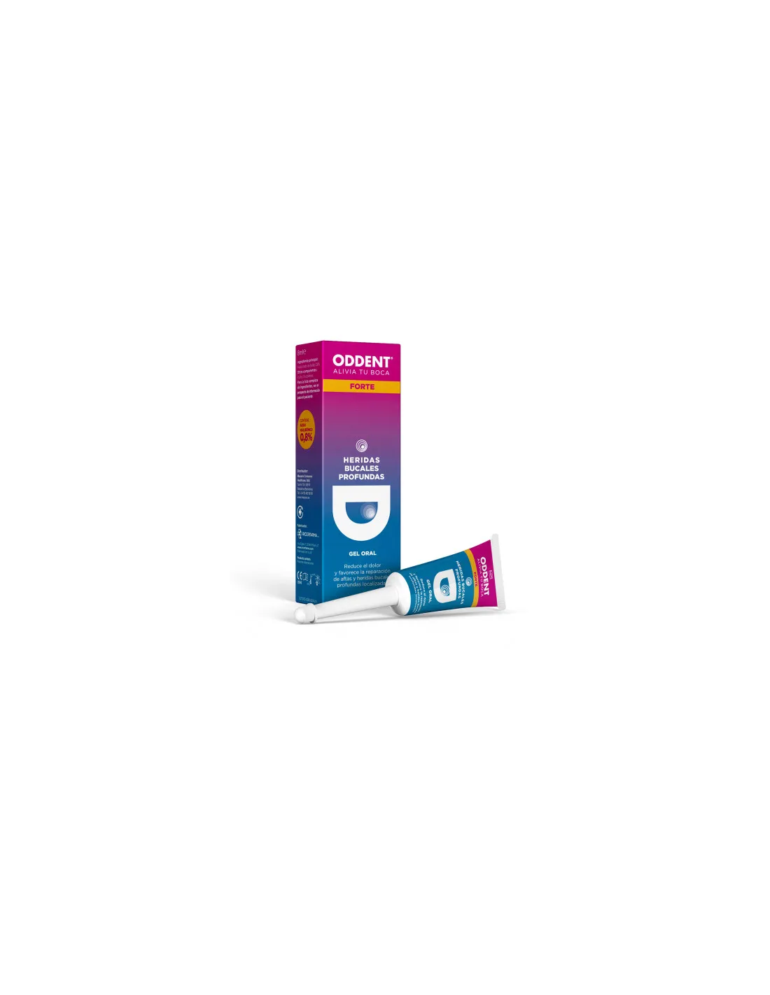 ODDENT FORTE HERIDAS BUCALES PROFUNDAS GEL ORAL 8 ML