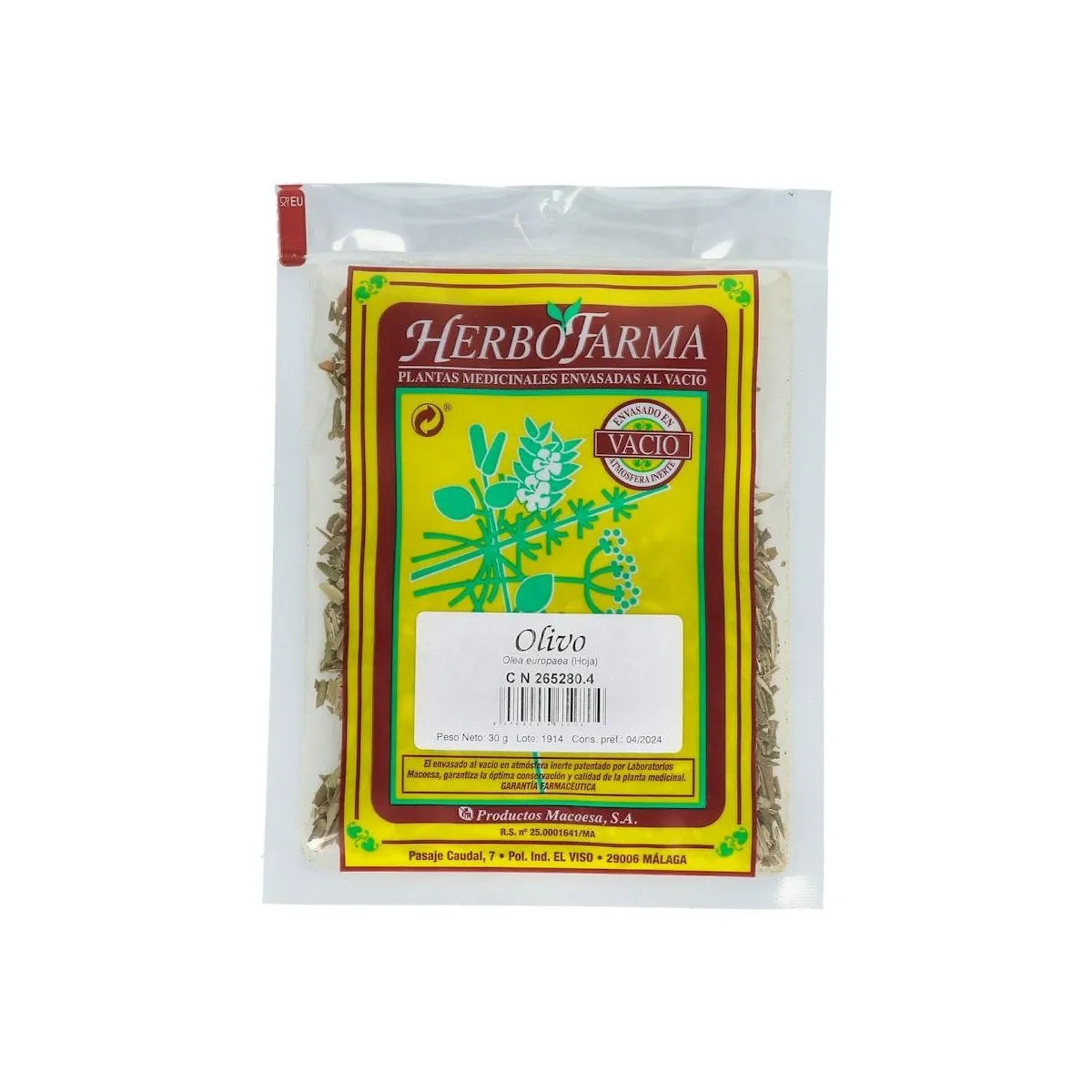Olivo Herbofarma Macoesa 30 G