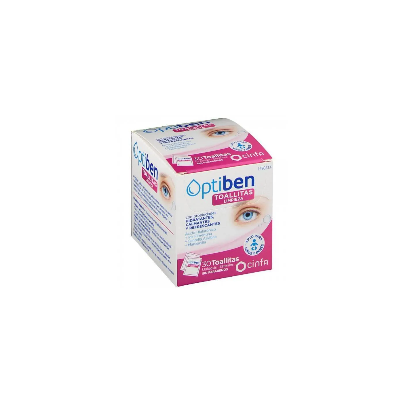 Optiben Toallitas Limpieza Ocular 30 Uds
