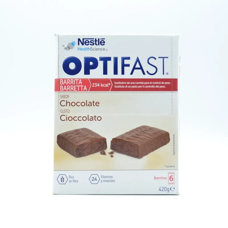 OPTIFAST BARRITAS CHOCOLATE 6 UN.