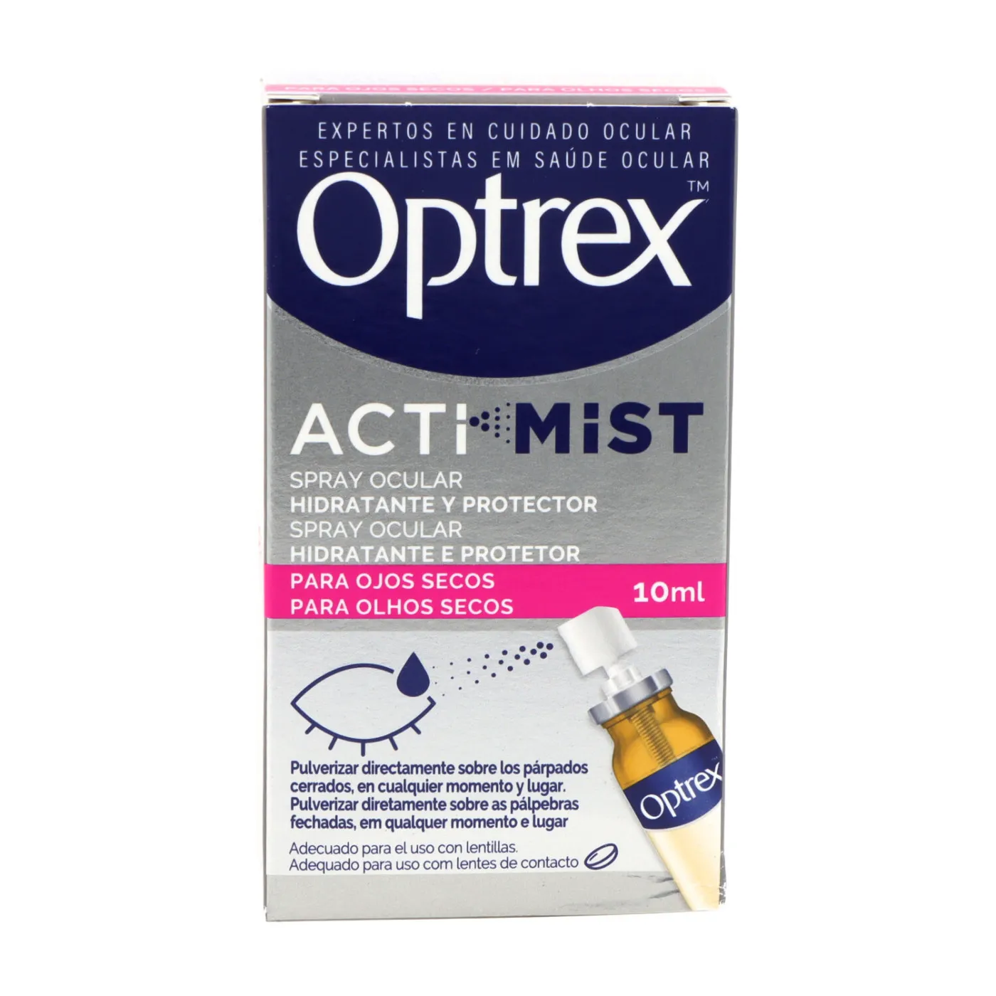 Optrex Actimist Spray Doble Accion Ojos Secos 10