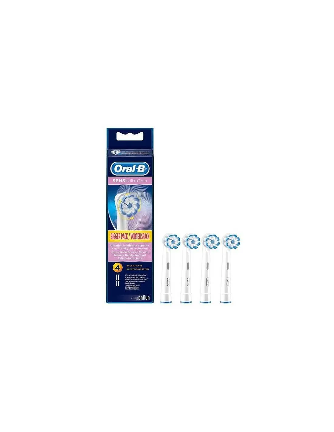 Oral-B CEPILLO DENTAL ELECTRICO RECARGABLE SENSI RECAMBIO 3 U