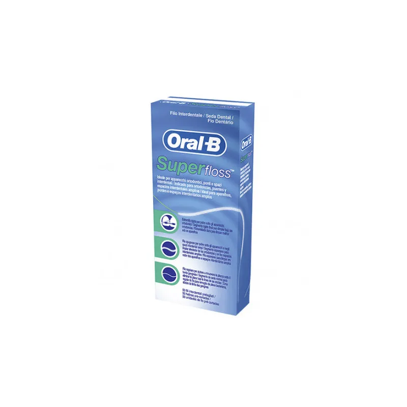 ORAL-B SEDA DENTAL SUPER FLOSS 50 METROS
