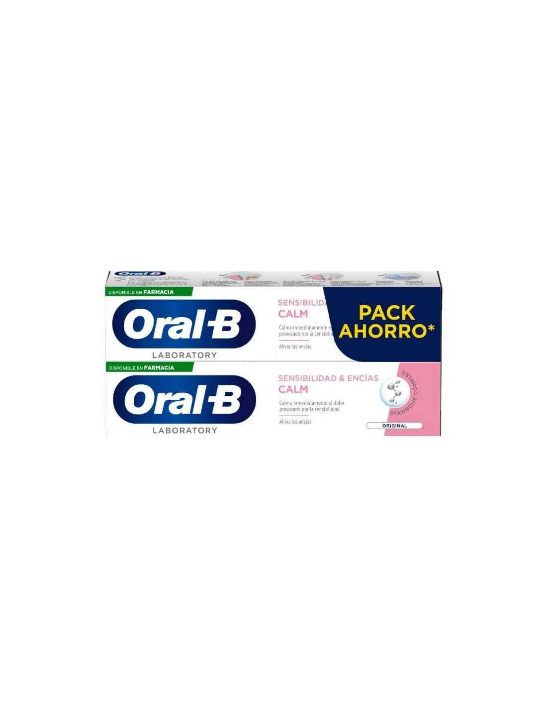 Oral-B Sensibilidad y encías Calm Pasta de dientes Duplo 2x100ml