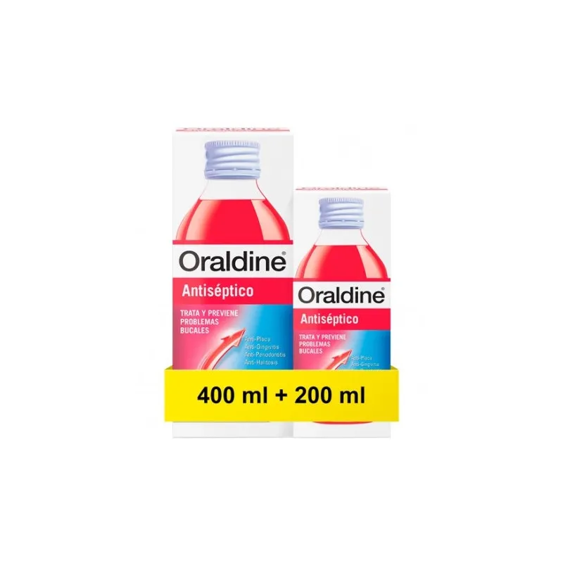 ORALDINE ANTISEPTICO 400 ML+200 ML