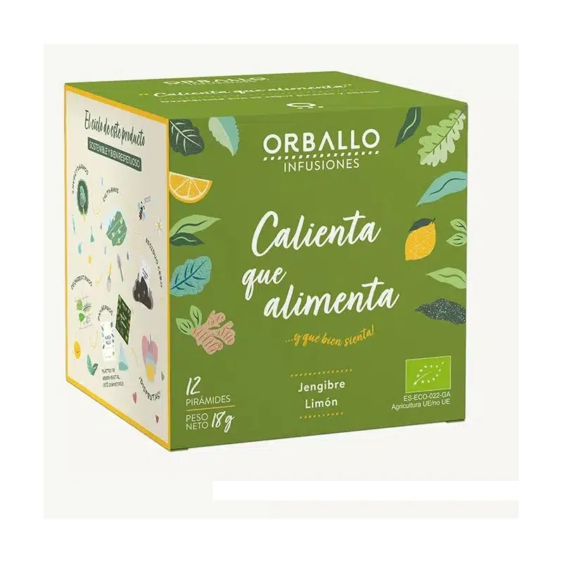 ORBALLO INFUSION CALIENTA QUE ALIMENTA 12 PIRAMIDES