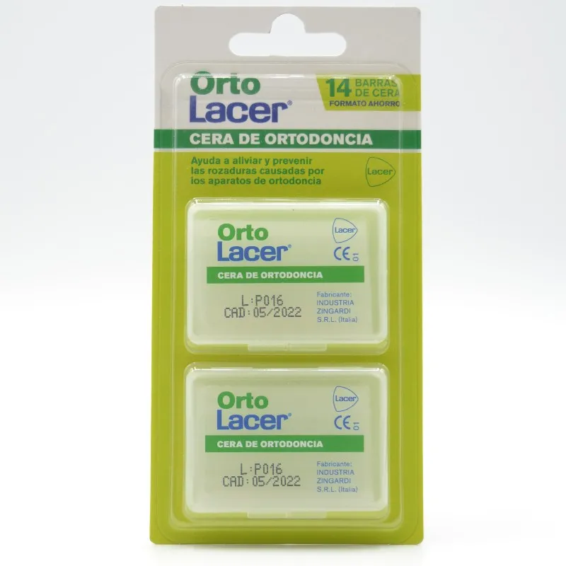 ORTOLACER CERA ORTODONCIA 14 BARRITAS