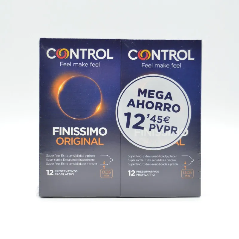 PRESERVATIVOS CONTROL FINISSIMO 12+12 UDS