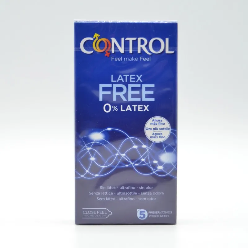 PRESERVATIVOS CONTROL LATEX FREE 5 UNIDADES
