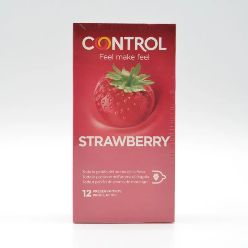 PRESERVATIVOS CONTROL STRAWBERRY 12 U