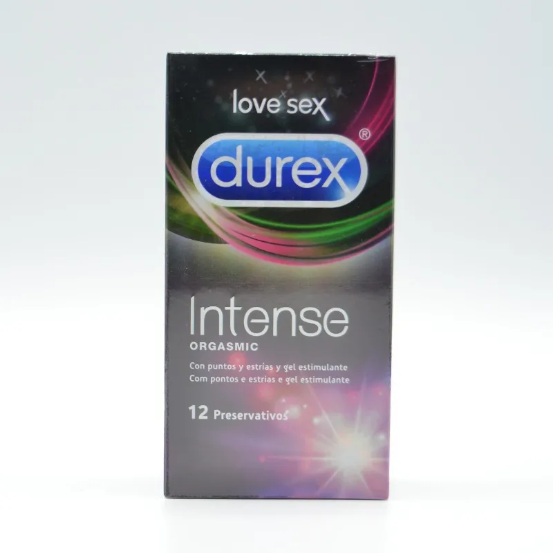 PRESERVATIVOS DUREX INTENSE ORGASMIC 12 U
