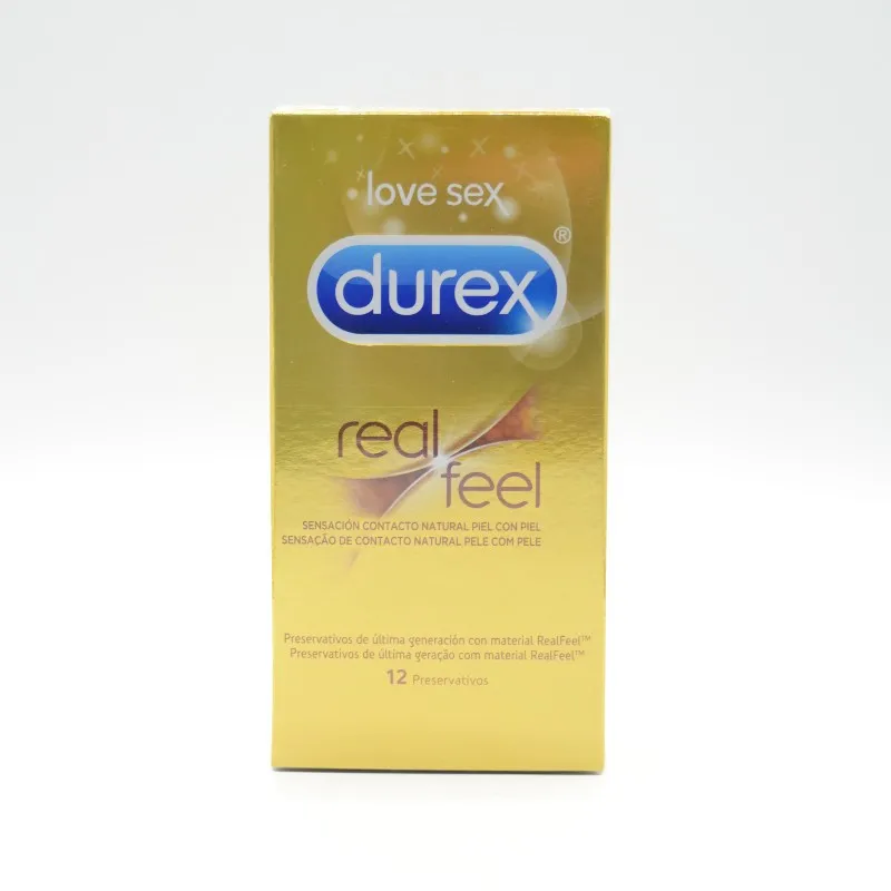PRESERVATIVOS DUREX REAL FEEL S/LATEX 12U