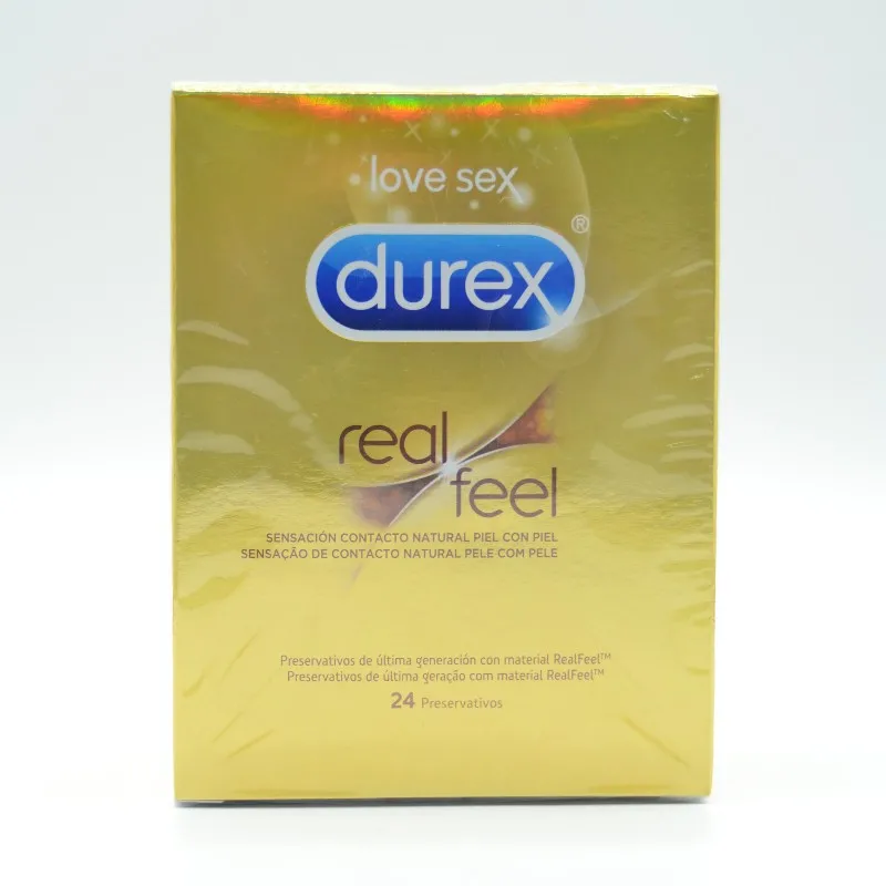 PRESERVATIVOS DUREX REAL FEEL S/LATEX 24 U