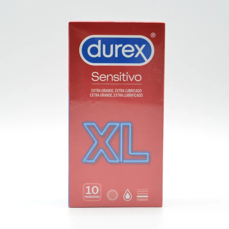 PRESERVATIVOS DUREX SENSITIVO XL 10 U