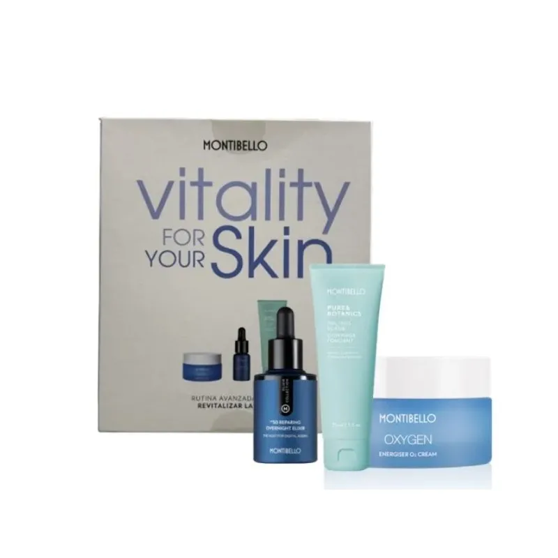 Pack Crema, Serum y Exfoliante Oxygen Montibello