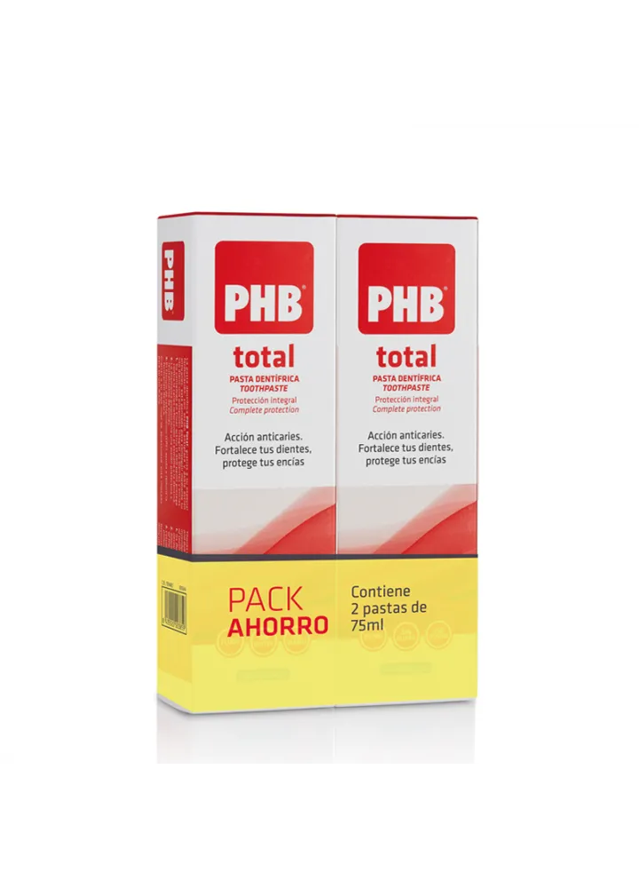 PHB Dupo Pasta Dentífrica Protección Total 75 ML.+75 ml