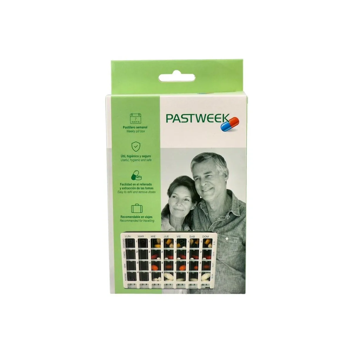 Pastillero Pastweek Semanal 4 Tomas