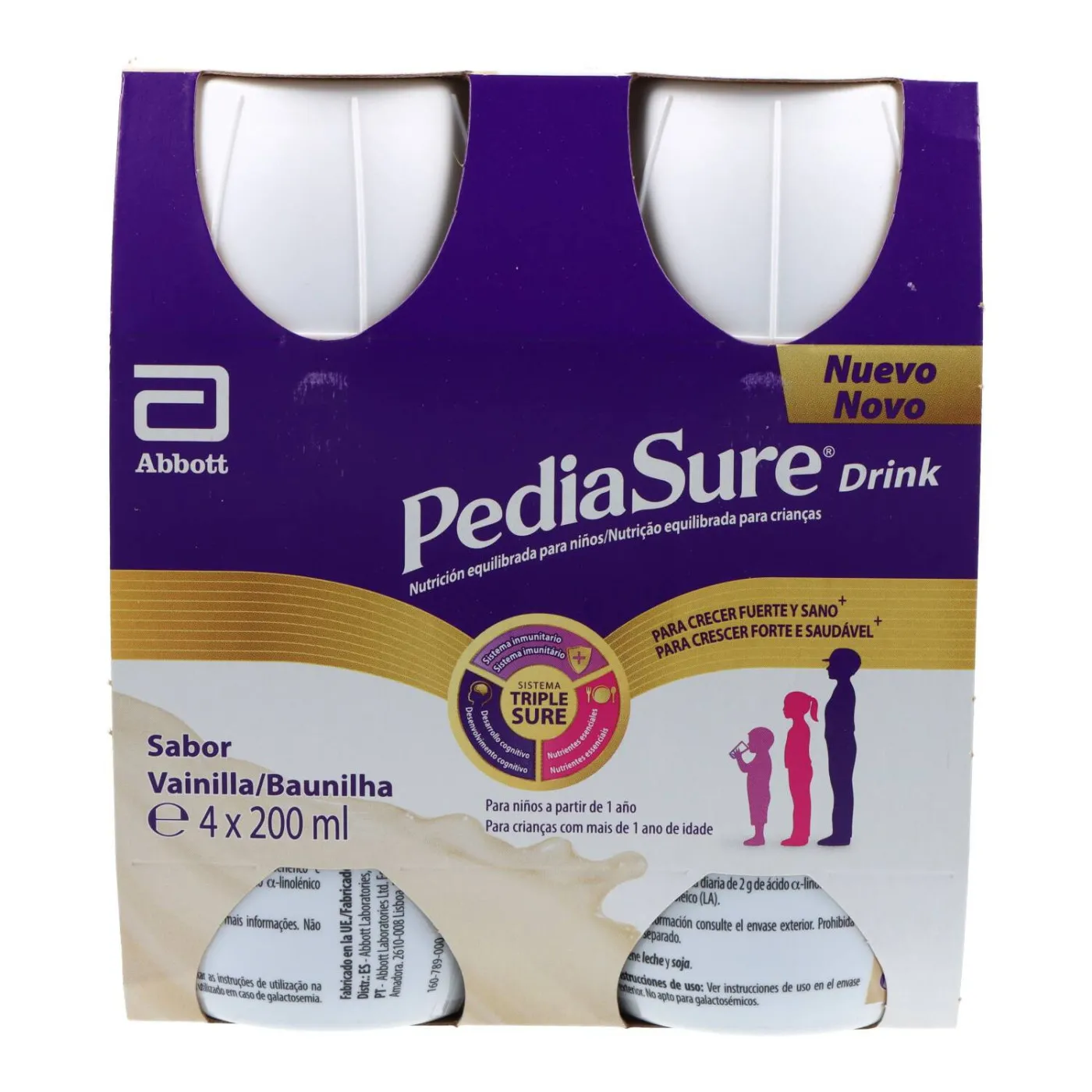 Pediasure Drink Vainilla 4x200 ml
