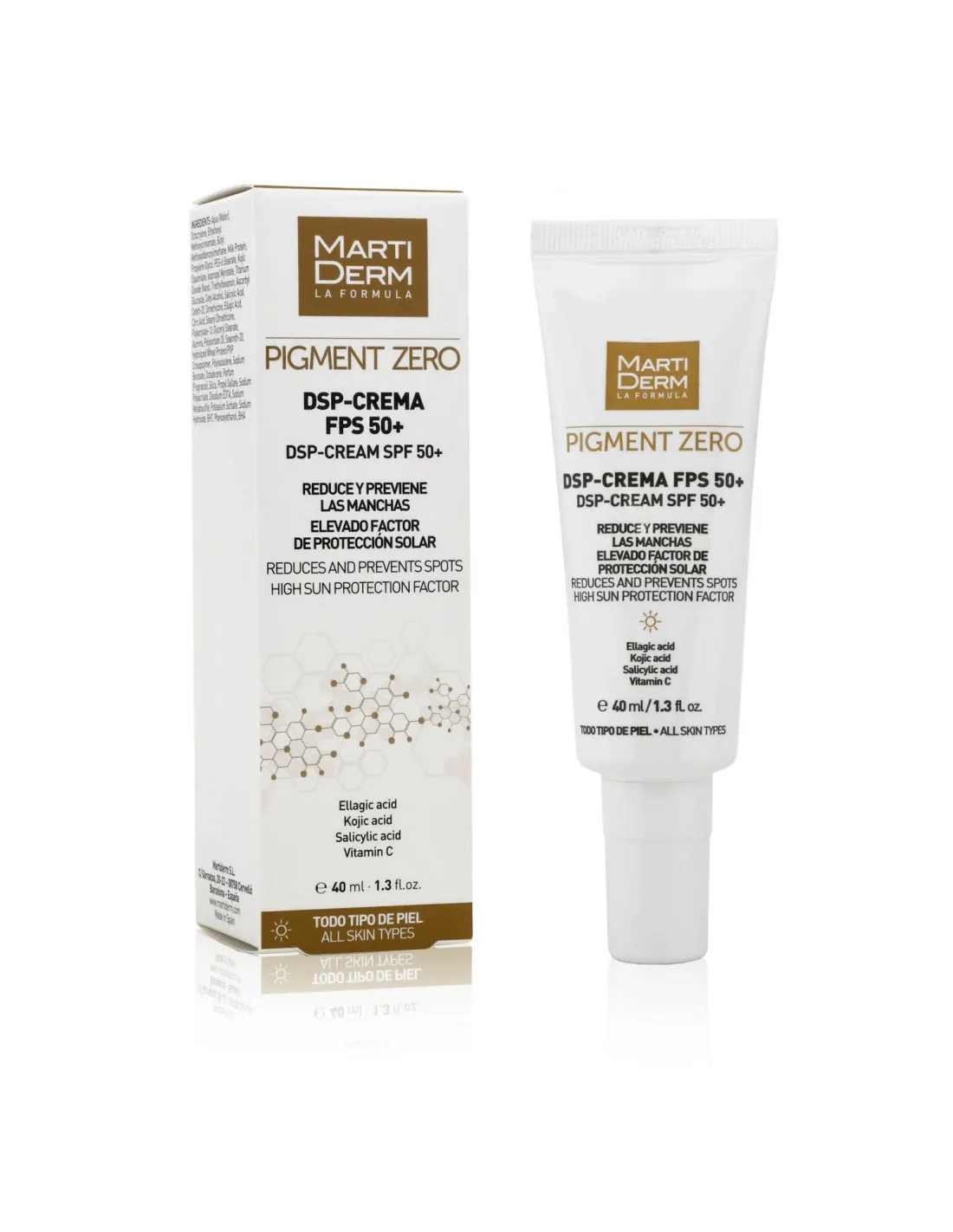 PIGMENT ZERO DSP-CREMA SPF 50+ MARTIDERM 40 ML